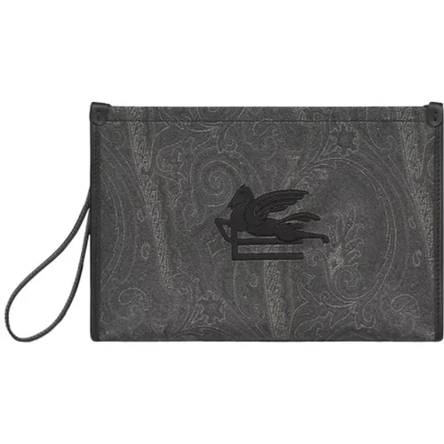 Paisley Jacquard Pouch , male, Sizes: ONE SIZE - ETRO - Modalova