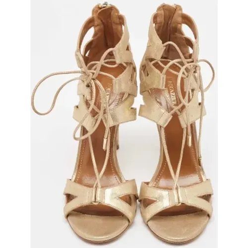 Pre-owned Wildleder sandals - Aquazzura Pre-owned - Modalova