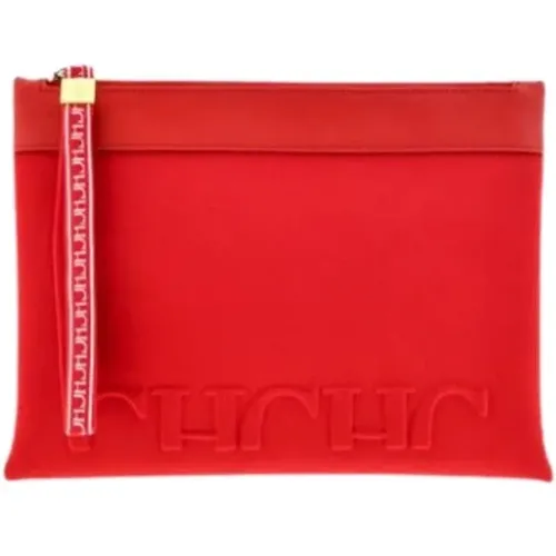 Neoprene Insignia Pouch , female, Sizes: ONE SIZE - Carolina Herrera - Modalova