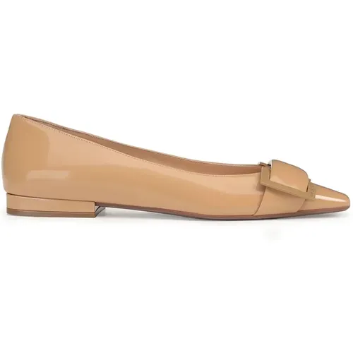 Leather Ballerina Flats , female, Sizes: 2 UK - Sergio Rossi - Modalova