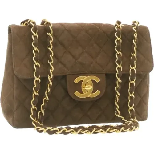 Pre-owned Suede chanel-bags , female, Sizes: ONE SIZE - Chanel Vintage - Modalova