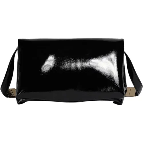 Schwarze Stilvolle Handtasche für moderne Frauen - Marni - Modalova