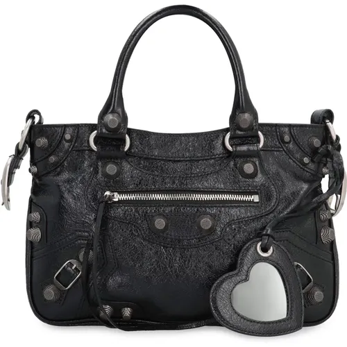 Studded Leder Tote Balenciaga - Balenciaga - Modalova