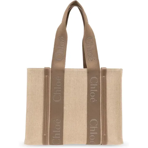 ‘Woody Medium’ Shopper Bag - Chloé - Modalova