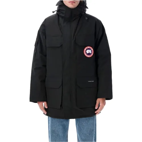 Schwarze Expedition Parka Oberbekleidung - Canada Goose - Modalova