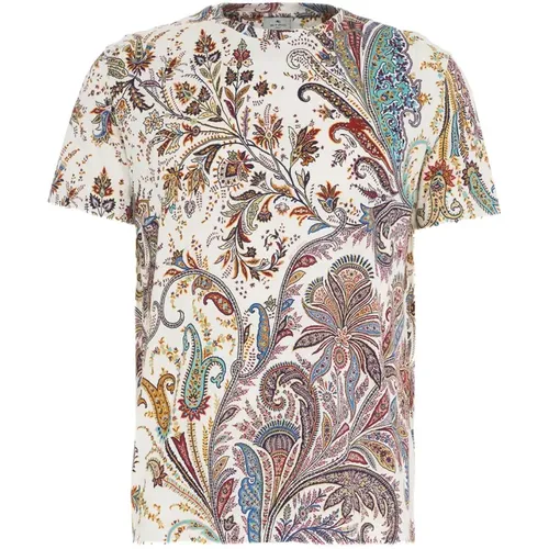Multi-coloured T-Shirts & Polos for Men , male, Sizes: L, XL - ETRO - Modalova