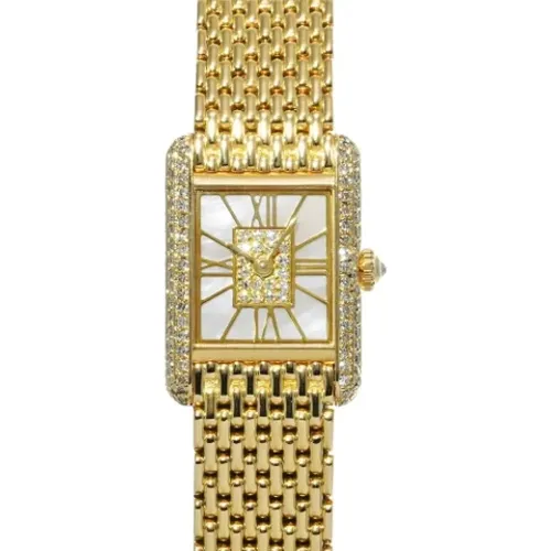 Pre-owned Gold watches , female, Sizes: ONE SIZE - Cartier Vintage - Modalova