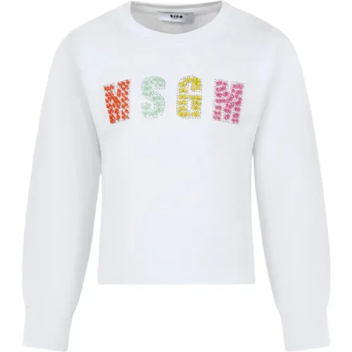 Kinder Sweatshirt mit Logo-Detail - Msgm - Modalova