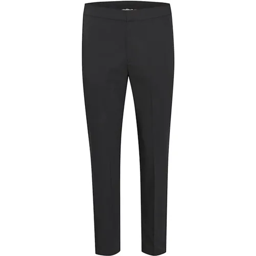 Basic elastische Bundfaltenhose , Damen, Größe: 2XL - InWear - Modalova