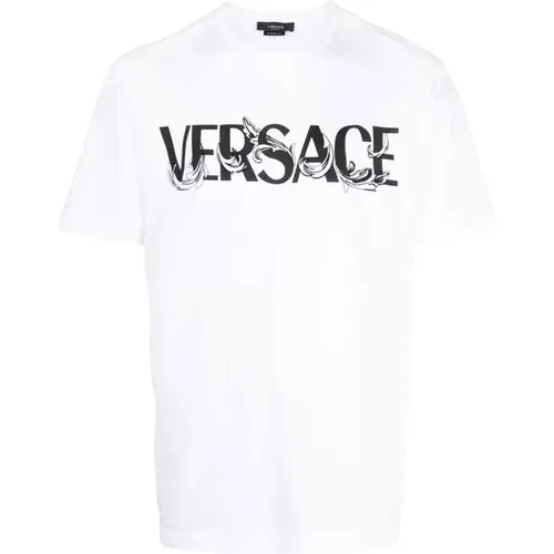 Cotton T-shirts and Polos , male, Sizes: L, M, 2XL - Versace - Modalova