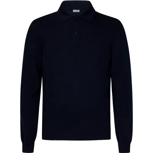 Cashmere Knit Polo Shirt , male, Sizes: 3XL, L, M, XL - Malo - Modalova