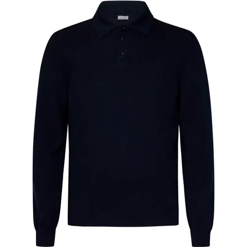 Cashmere Knit Polo Shirt , male, Sizes: 3XL, L, XL, 2XL - Malo - Modalova