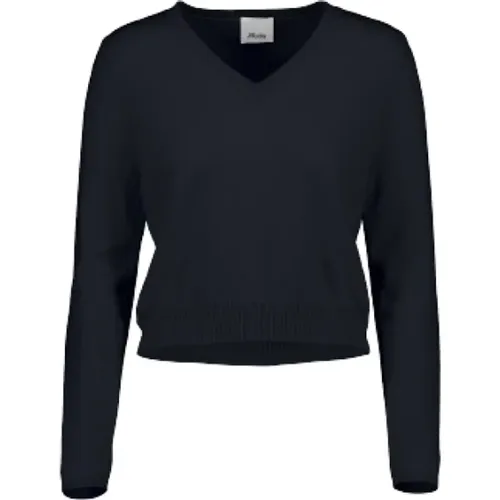 Gemütlicher V-Ausschnitt Pullover , Damen, Größe: L - allude - Modalova