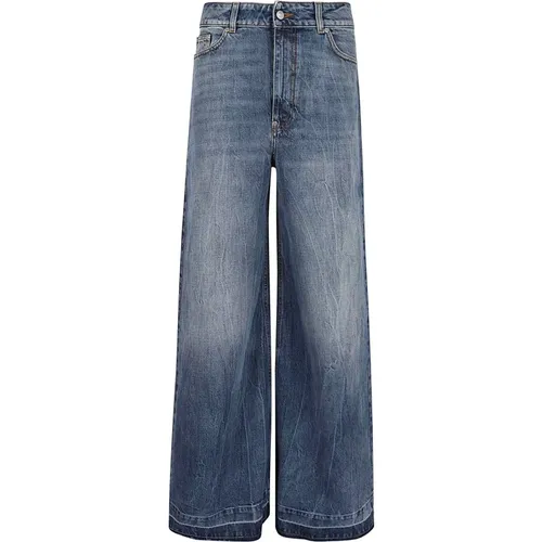Vintage Mid Wide Jeans , Damen, Größe: W24 - Stella Mccartney - Modalova