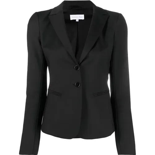 Erhöhe deinen Stil mit dieser schwarzen Blazerjacke , Damen, Größe: L - PATRIZIA PEPE - Modalova