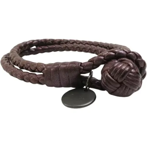 Pre-owned Leather bracelets , female, Sizes: ONE SIZE - Bottega Veneta Vintage - Modalova