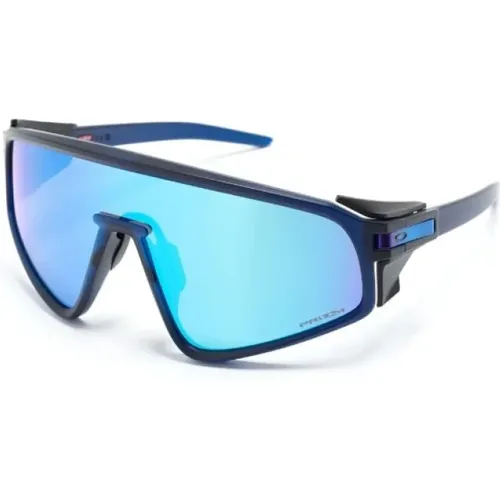 Blaue Sonnenbrille mit Etui und Garantie , unisex, Größe: 35 MM - Oakley - Modalova