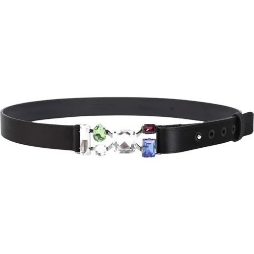 Nero Belt for Men , female, Sizes: 75 CM - Giorgio Armani - Modalova