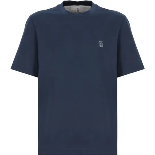 Cotton T-shirt for Men , male, Sizes: 2XL, M, L, XL - BRUNELLO CUCINELLI - Modalova