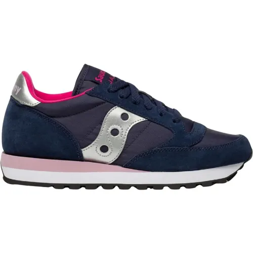 Blaue Jazz Original Sneakers , Damen, Größe: 37 EU - Saucony - Modalova