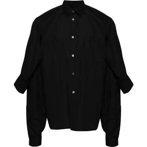 Cotton Poplin Shirt Classic Style , male, Sizes: M, L - Comme des Garçons - Modalova