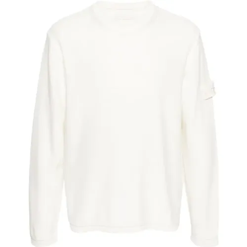 Weiße Pullover für Männer , Herren, Größe: M - Stone Island - Modalova