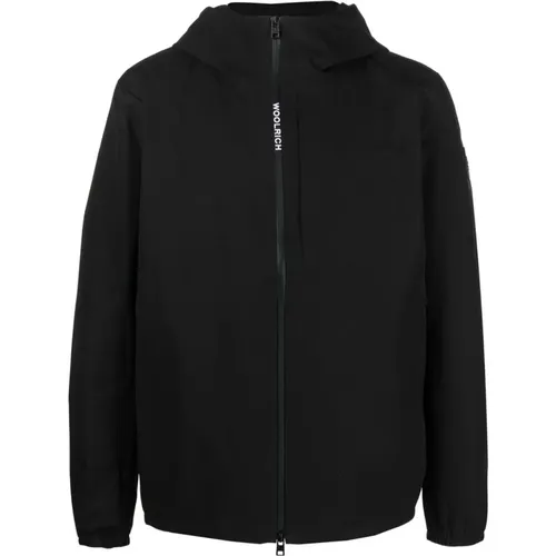 Jackets with Elasticated Hood , male, Sizes: 2XL, M, S - Woolrich - Modalova