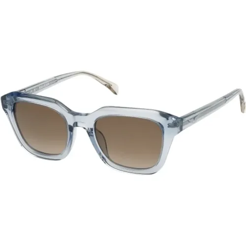 Blaue Acetat Damen Sonnenbrille - Zadig & Voltaire - Modalova