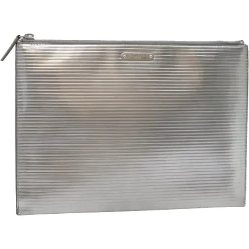 Pre-owned Canvas clutches , female, Sizes: ONE SIZE - Yves Saint Laurent Vintage - Modalova