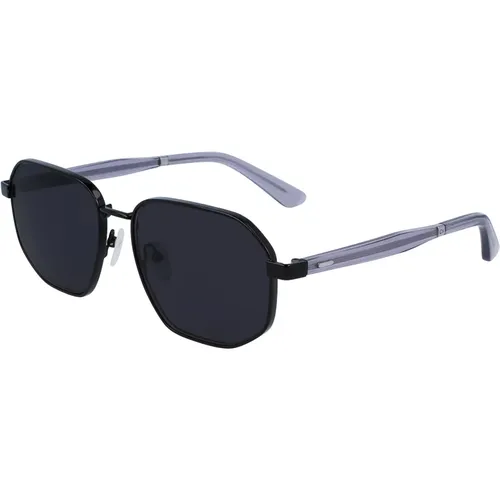 Blue Sunglasses Ck23102S , male, Sizes: 58 MM - Calvin Klein - Modalova