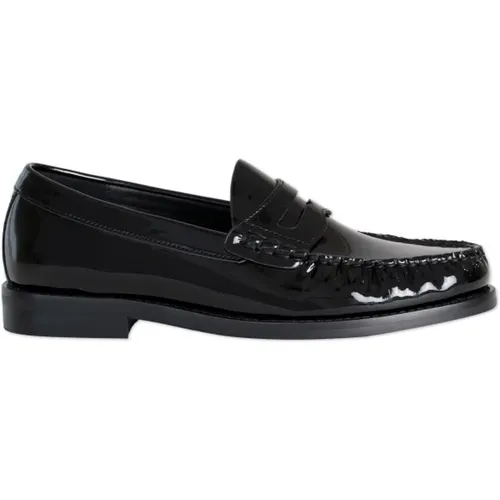 Schwarze Lackleder Loafer , Damen, Größe: 36 EU - Lola Cruz - Modalova