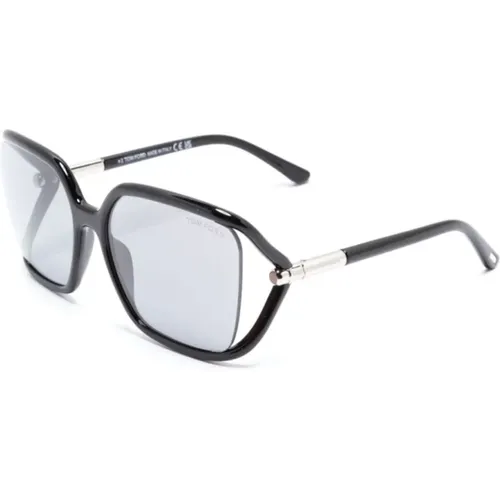 Schwarze Sonnenbrille mit Zubehör,Sunglasses - Tom Ford - Modalova