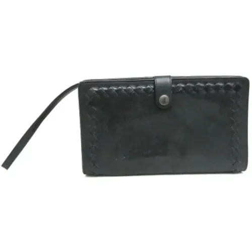 Pre-owned Leather clutches , female, Sizes: ONE SIZE - Bottega Veneta Vintage - Modalova