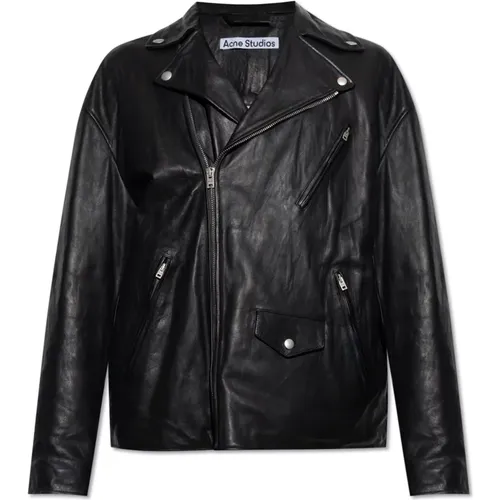 Leather jacket , male, Sizes: M - Acne Studios - Modalova