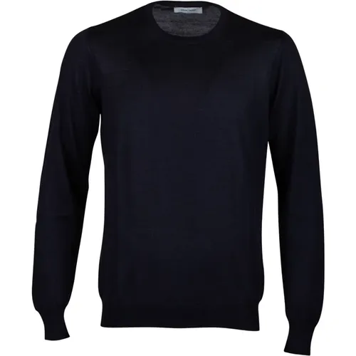 Wool Silk Sweater , male, Sizes: 2XL, L, XL, 3XL - Gran Sasso - Modalova