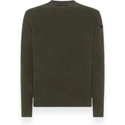 Boucle Round Knit Pullover , Herren, Größe: L - RRD - Modalova