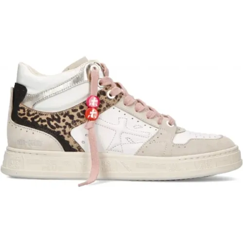 Leopard Sneakers Chic Style , Damen, Größe: 36 EU - Premiata - Modalova