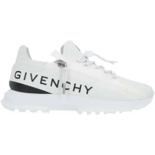 Low-Top Leather Sneakers with Logo Print , male, Sizes: 10 UK, 9 UK - Givenchy - Modalova