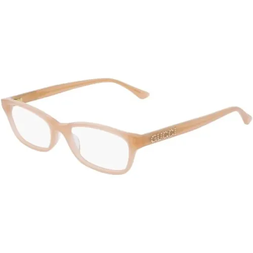 Transparente Nude Gg0730O Brille , unisex, Größe: 50 MM - Gucci - Modalova