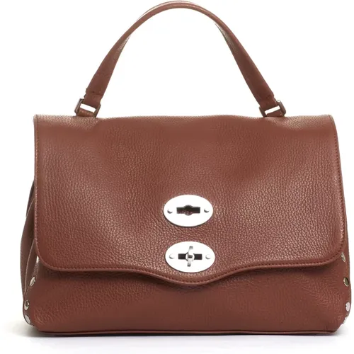 Leather Handbag Postina S Daily , female, Sizes: ONE SIZE - Zanellato - Modalova