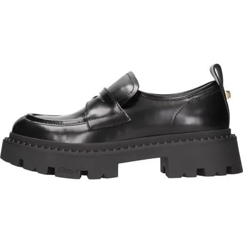 Flache Schuhe Schwarz , Damen, Größe: 39 EU - Ash - Modalova