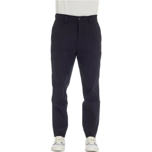 Blaue Baggy Chino Hose , Herren, Größe: W31 - Haikure - Modalova