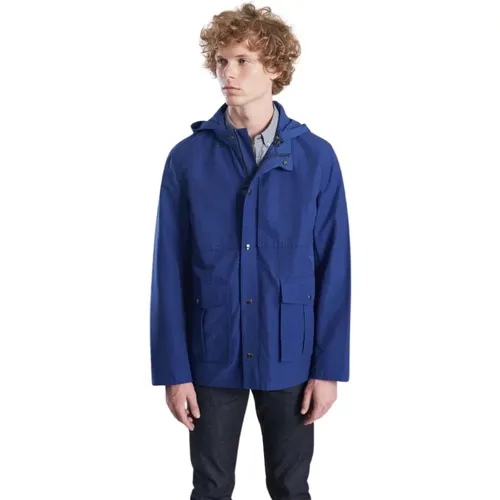 Japanese Water-Repellent Parka in Electric , male, Sizes: 2XL, XL - L'Exception Paris - Modalova