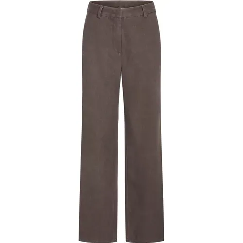 Elegant Noma Pants in Ash , female, Sizes: 2XL, L - Heartmade - Modalova