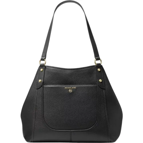 Molly Shopper Crinkled Leather Handbag , female, Sizes: ONE SIZE - Michael Kors - Modalova