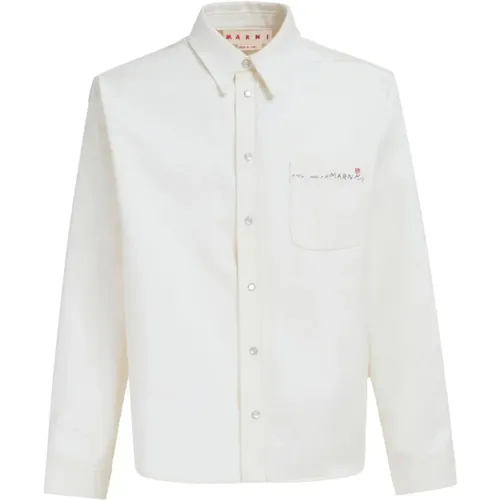 Weiße Hemden für Männer , Herren, Größe: 2XL - Marni - Modalova