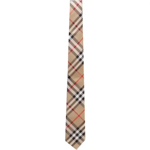 Elegant Silk Ties Collection , male, Sizes: ONE SIZE - Burberry - Modalova