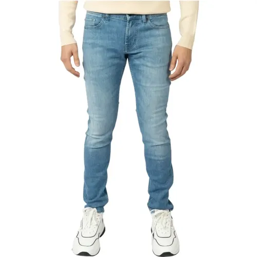 Slim-fit Jeans , Herren, Größe: W30 - 7 For All Mankind - Modalova