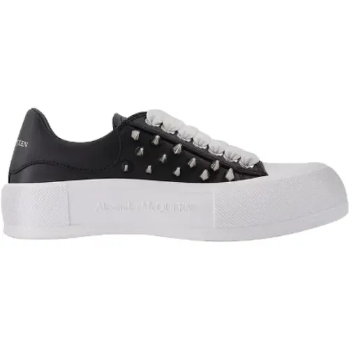 Leder sneakers Alexander McQueen - alexander mcqueen - Modalova