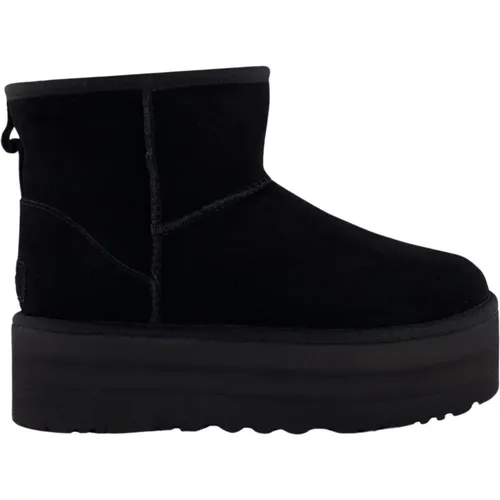 Classic Mini Platform Boots , female, Sizes: 7 UK, 6 UK, 9 UK, 4 UK, 3 UK, 8 UK, 5 UK - Ugg - Modalova